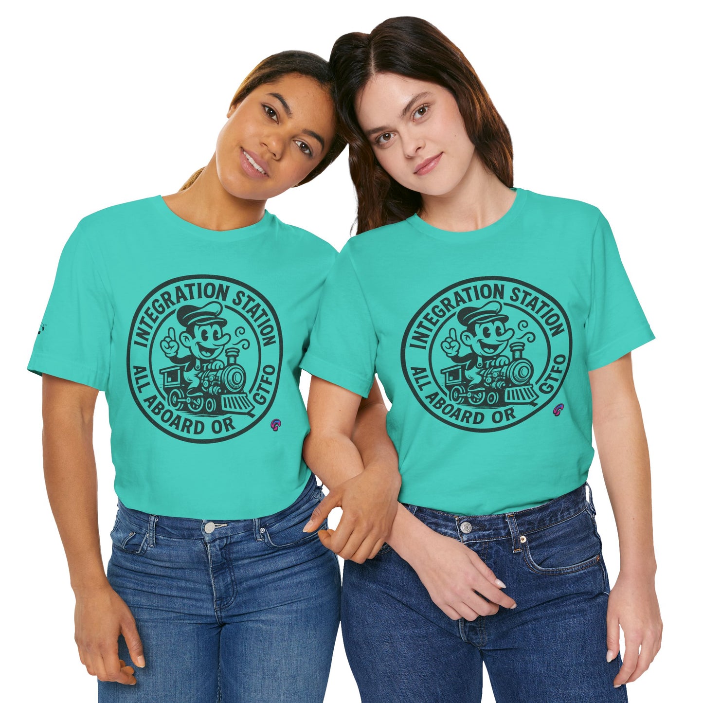 Integration Station Tee – All Aboard or GTFO by Organic Intelligence™ Unisex Tee, Casual Shirt, Cotton T-shirt