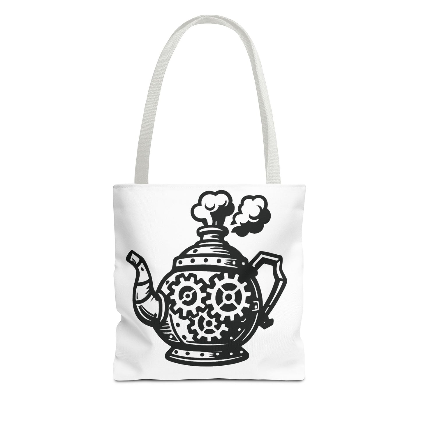 "Tea is On" Motivational Tote Bag, Gym Carryall, Workout Bag, Reusable Shopping Tote, Eco-Friendly Reusable Bag, Challenge Every System Bag