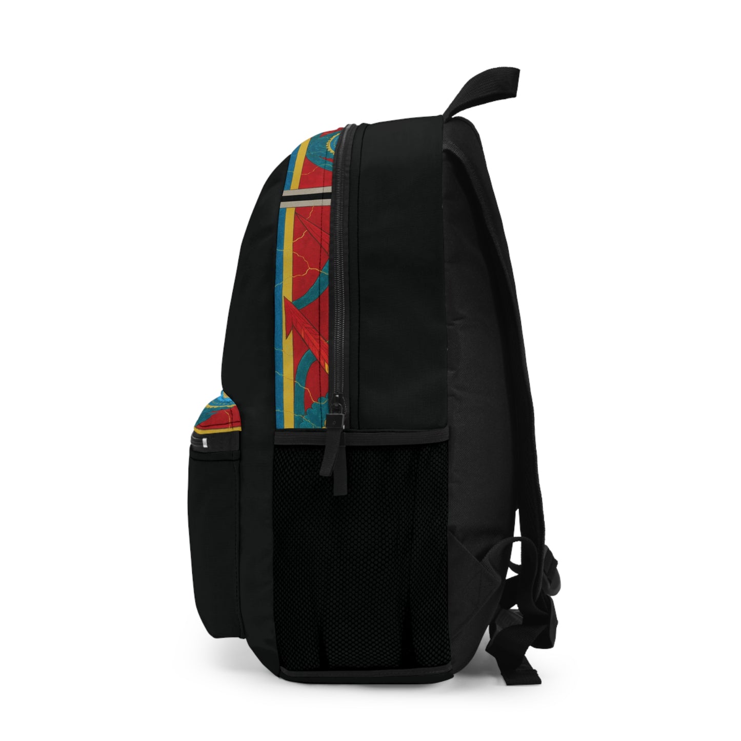 Emblem Tradition Backpack – by Organic Intelligence Vibrant Graphic Backpack for School and Travel, Stylish Book Bag, Trendy Daypack, Lightweight Carryall, Perfect Gift for Students