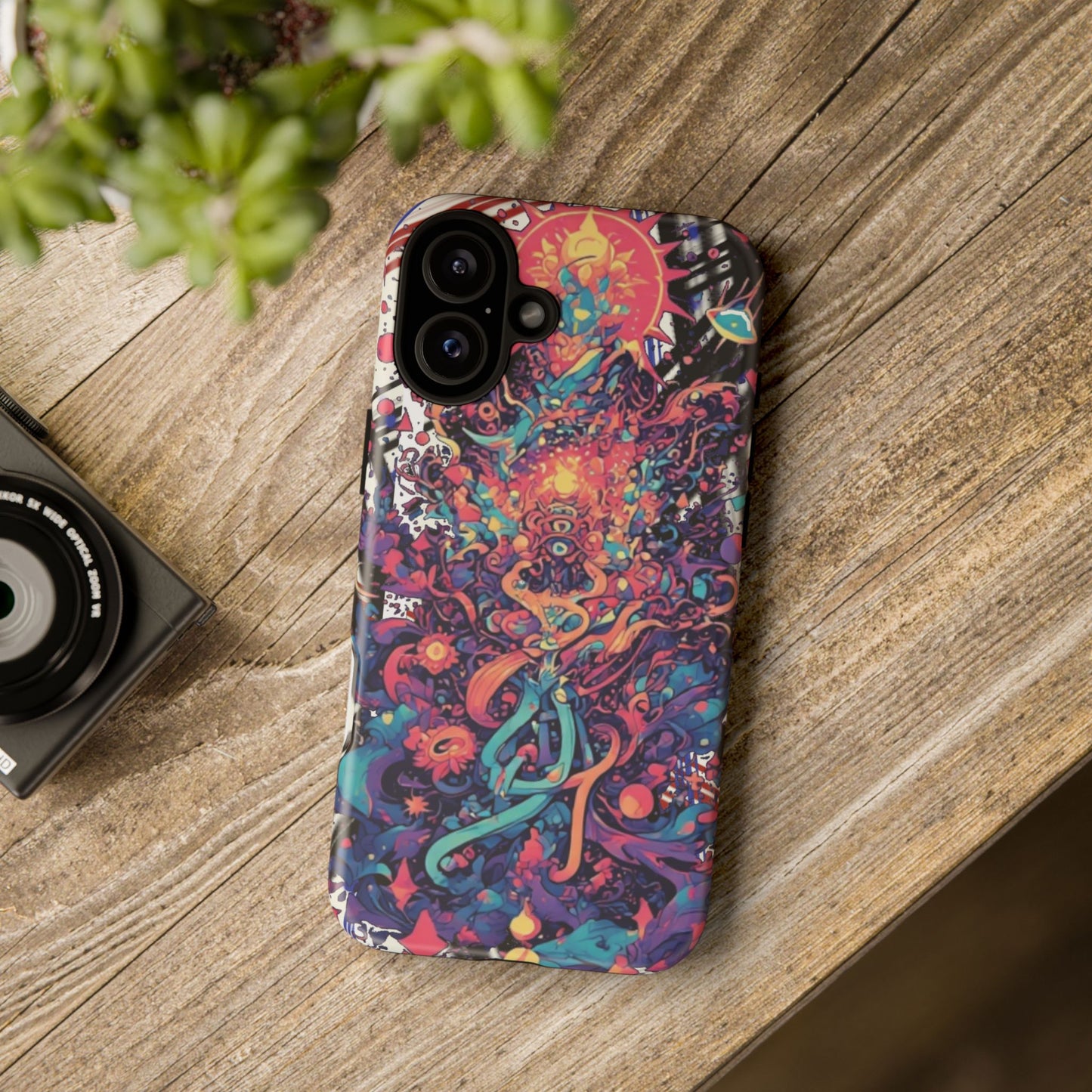 Colorful Phone Case, Unique Phone Cover, Tough Cases, Artistic Smartphone Protector, Gifts for Her