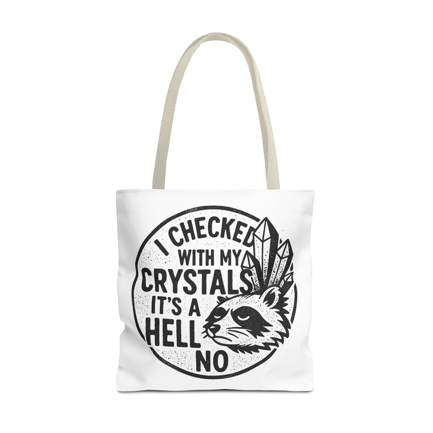 "It's a Hell No" Motivational Tote Bag, Gym Carryall, Workout Bag, Reusable Shopping Tote, Eco-Friendly Reusable Bag, Challenge Every System Bag