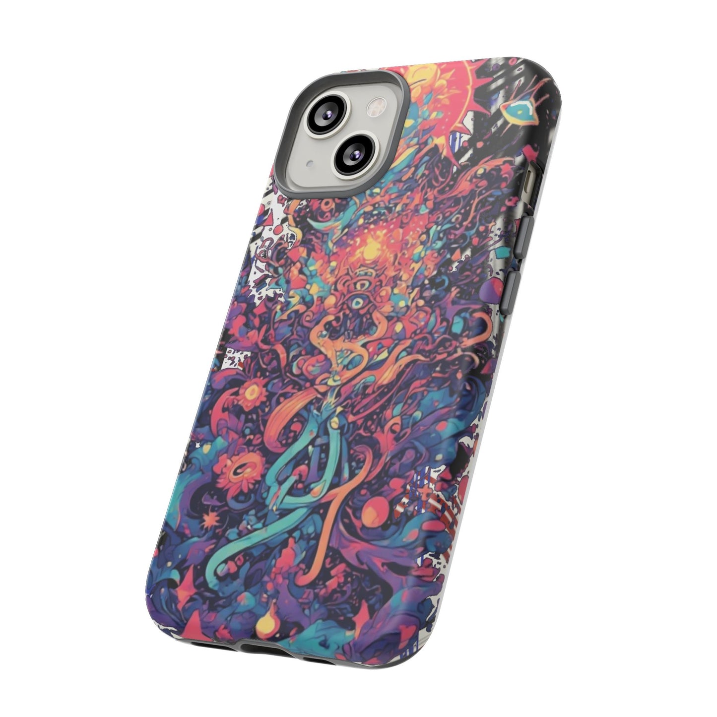 Colorful Phone Case, Unique Phone Cover, Tough Cases, Artistic Smartphone Protector, Gifts for Her