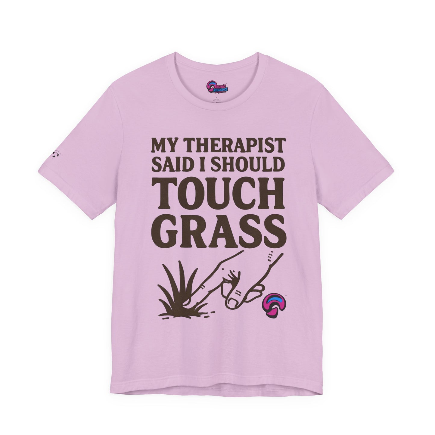 Touch Grass Tee – Sage Advice by Organic Intelligence™ Unisex Tee, Casual Shirt, Cotton T-shirt