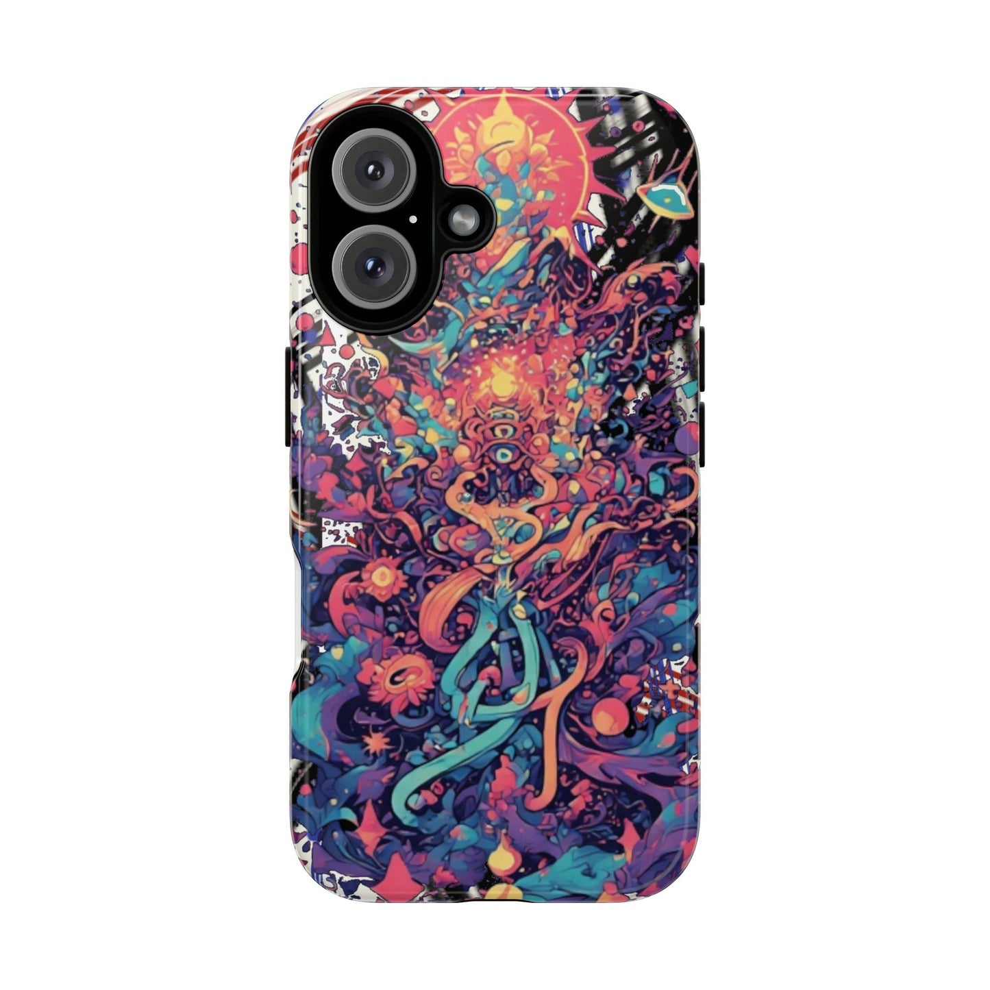 Colorful Phone Case, Unique Phone Cover, Tough Cases, Artistic Smartphone Protector, Gifts for Her