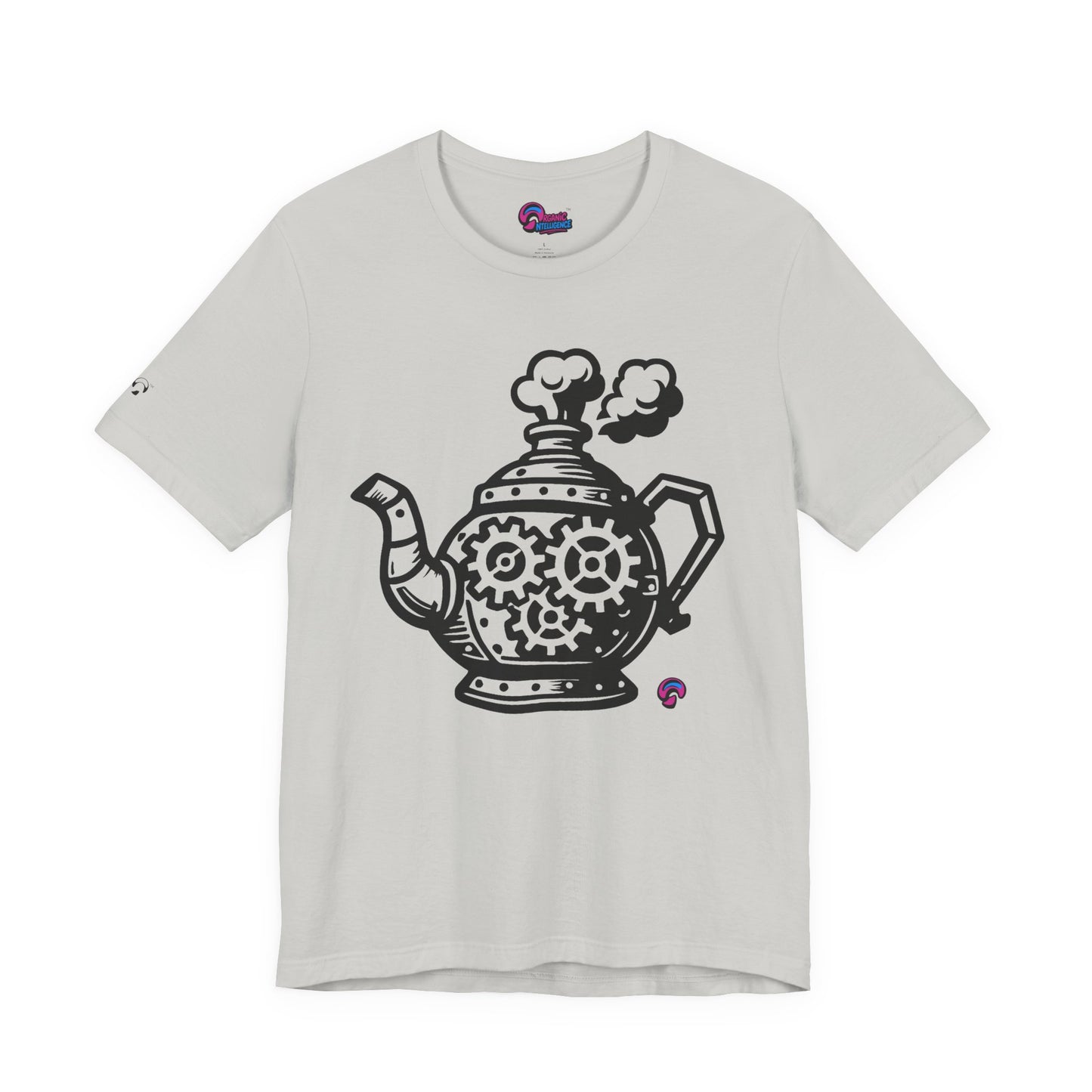 'Full Steam Teapot' by Organic Intelligence™ Unisex Tee, Casual Shirt, Cotton T-shirt