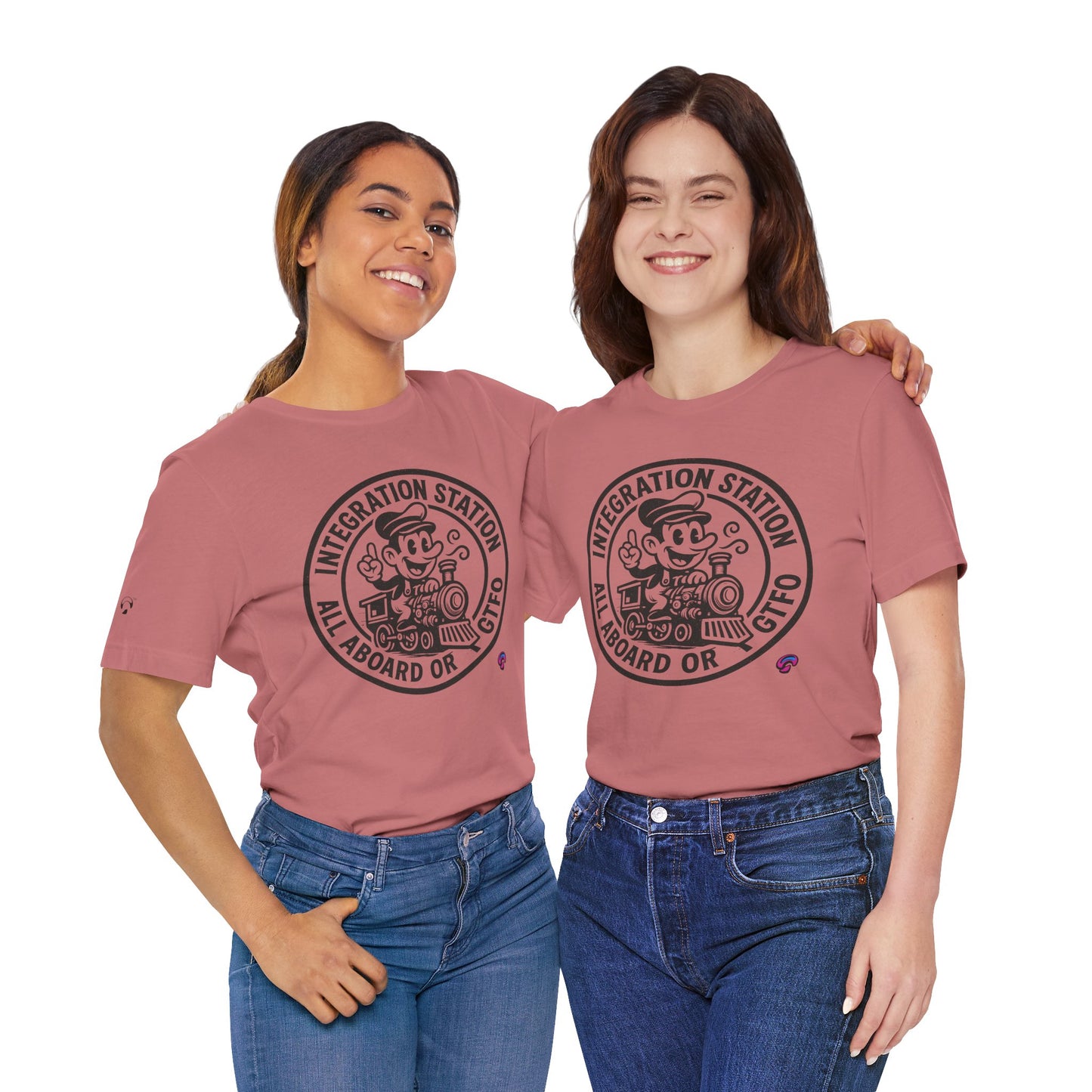 Integration Station Tee – All Aboard or GTFO by Organic Intelligence™ Unisex Tee, Casual Shirt, Cotton T-shirt
