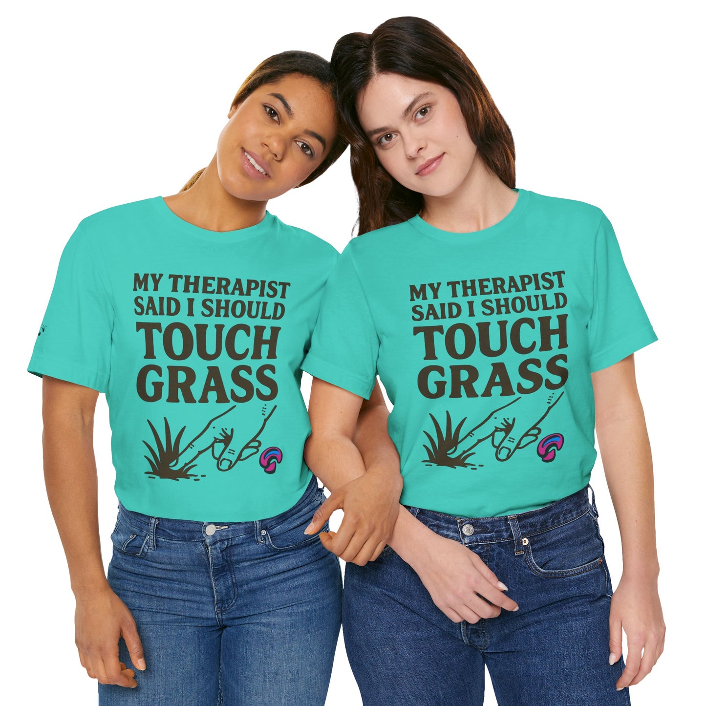 Touch Grass Tee – Sage Advice by Organic Intelligence™ Unisex Tee, Casual Shirt, Cotton T-shirt