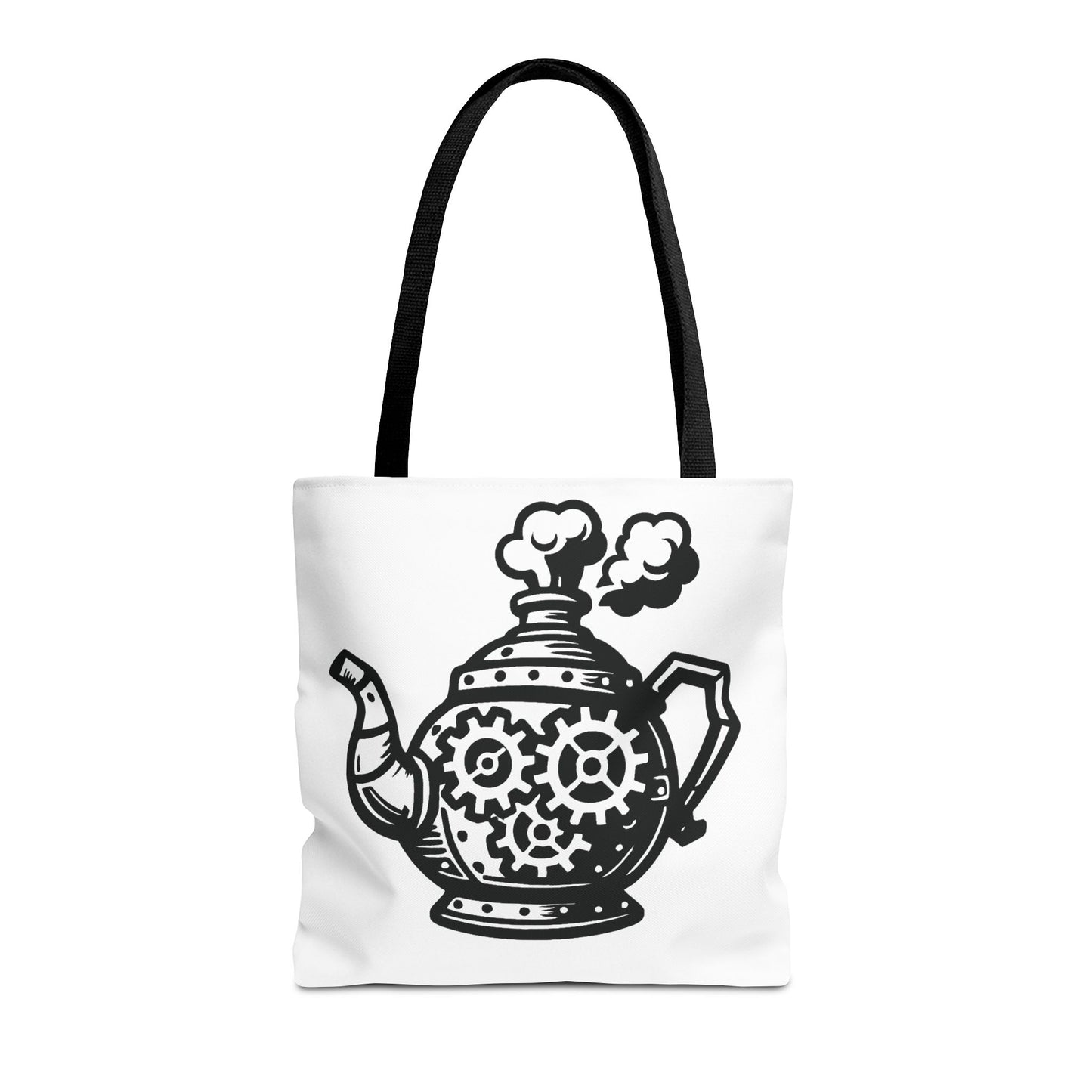 "Tea is On" Motivational Tote Bag, Gym Carryall, Workout Bag, Reusable Shopping Tote, Eco-Friendly Reusable Bag, Challenge Every System Bag