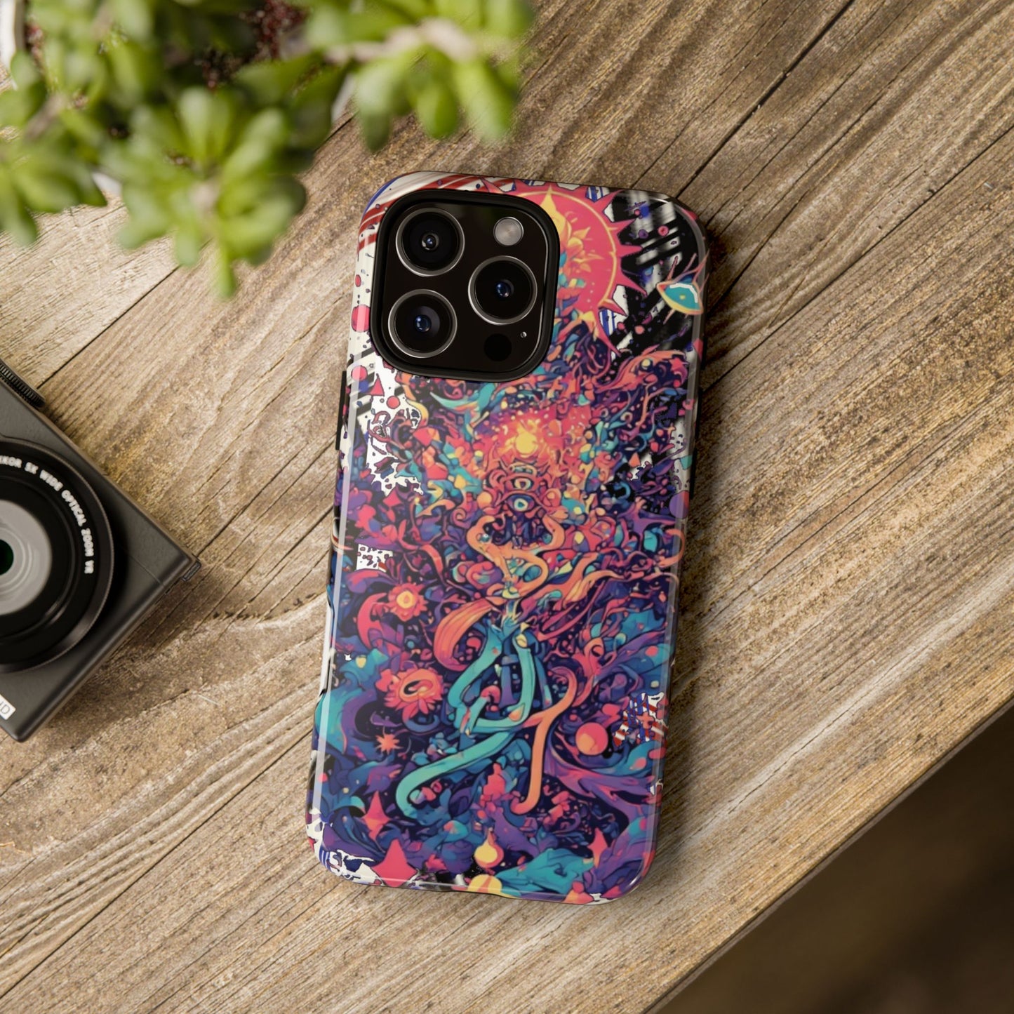 Colorful Phone Case, Unique Phone Cover, Tough Cases, Artistic Smartphone Protector, Gifts for Her
