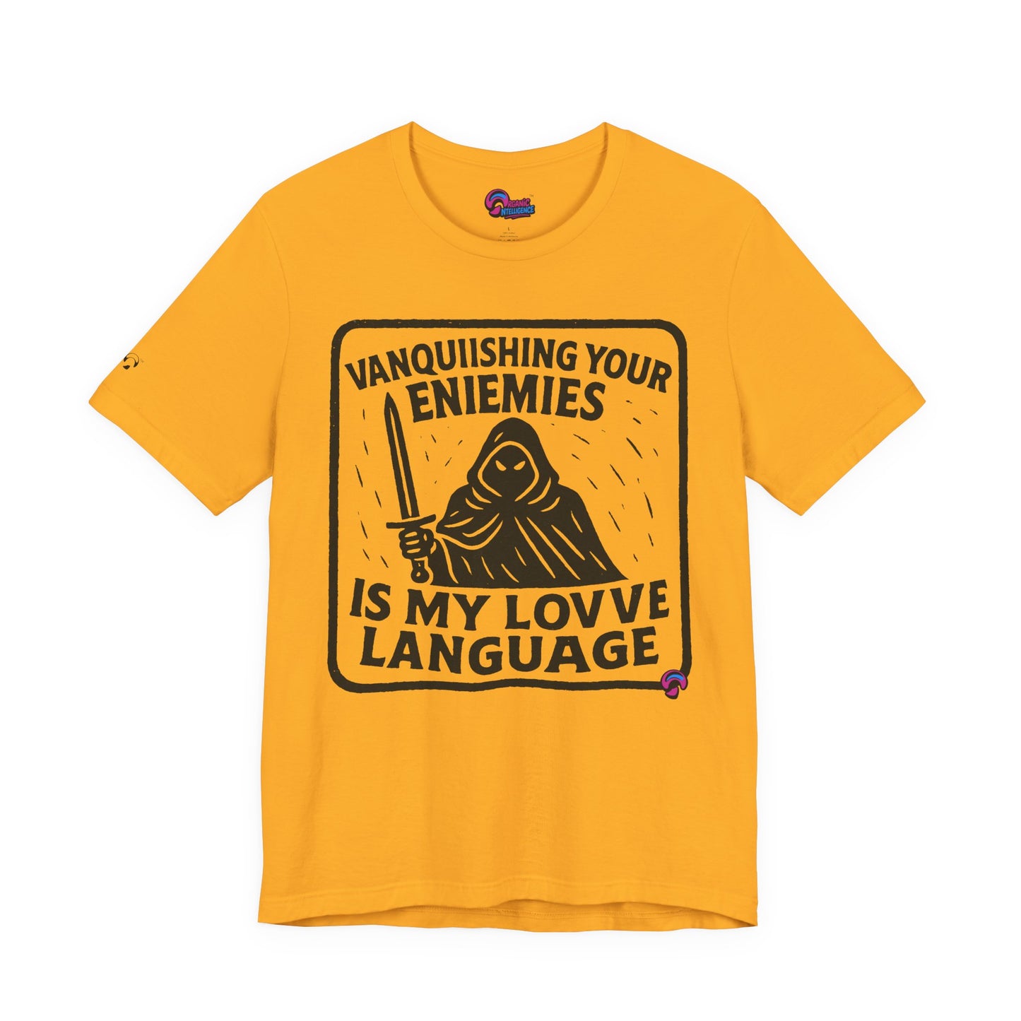 Vanquishing Tee – Love Language Edition by Organic Intelligence™ Unisex Tee, Casual Shirt, Cotton T-shirt