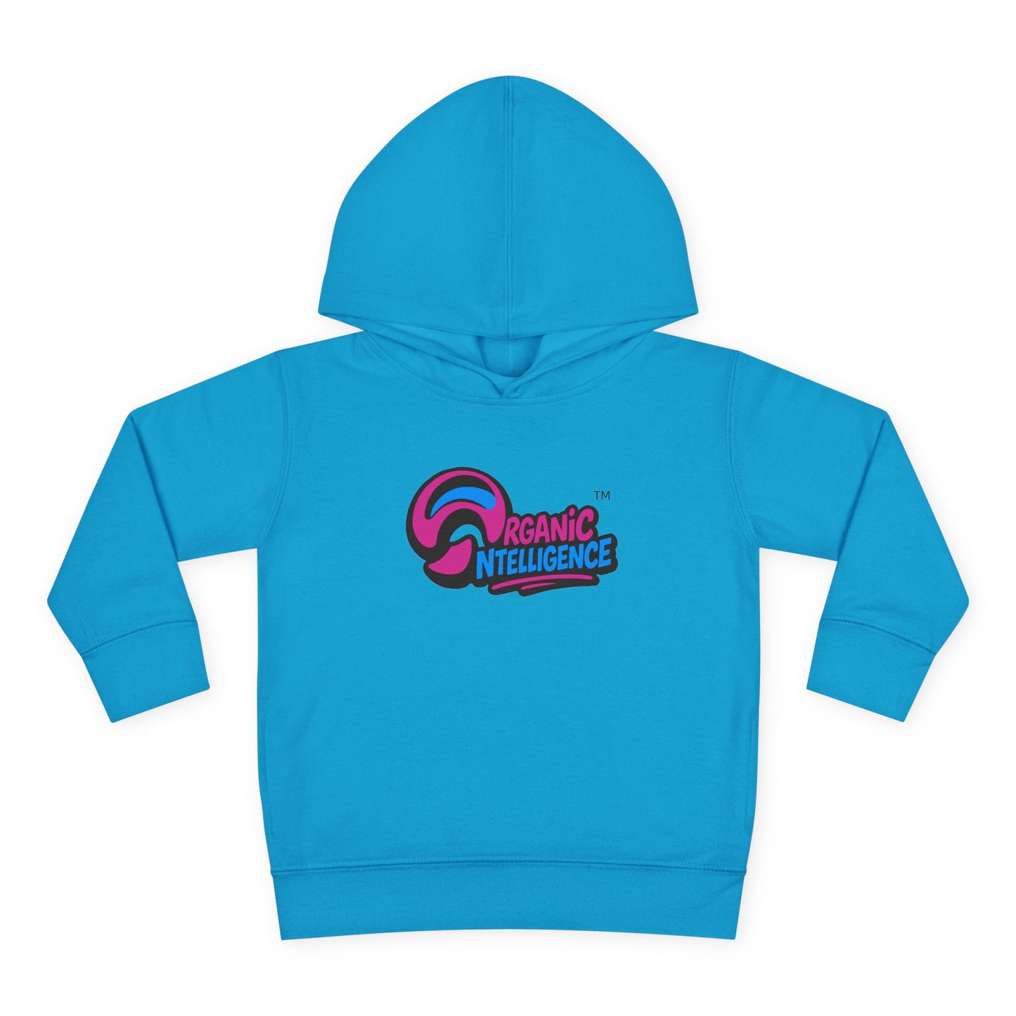 Organic Intelligence Toddler Fleece Hoodie, Cute Kids Pullover, Childrens Wear, Gift for Toddlers, Cozy Hoodie for Playtime