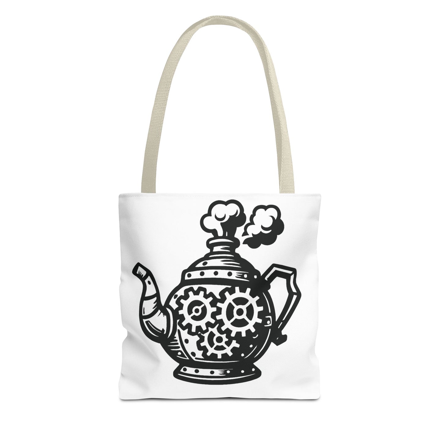 "Tea is On" Motivational Tote Bag, Gym Carryall, Workout Bag, Reusable Shopping Tote, Eco-Friendly Reusable Bag, Challenge Every System Bag
