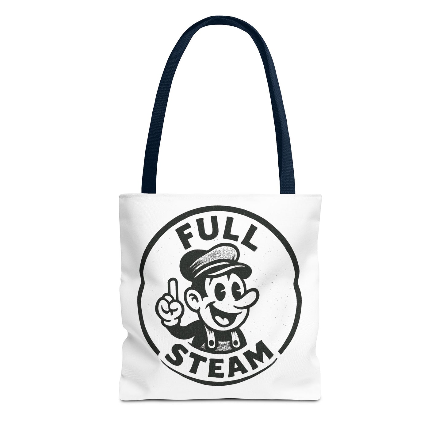"Full Steam" Band Merch Tote Bag, Gym Carryall, Workout Bag, Reusable Shopping Tote, Eco-Friendly Reusable Bag, Challenge Every System Bag