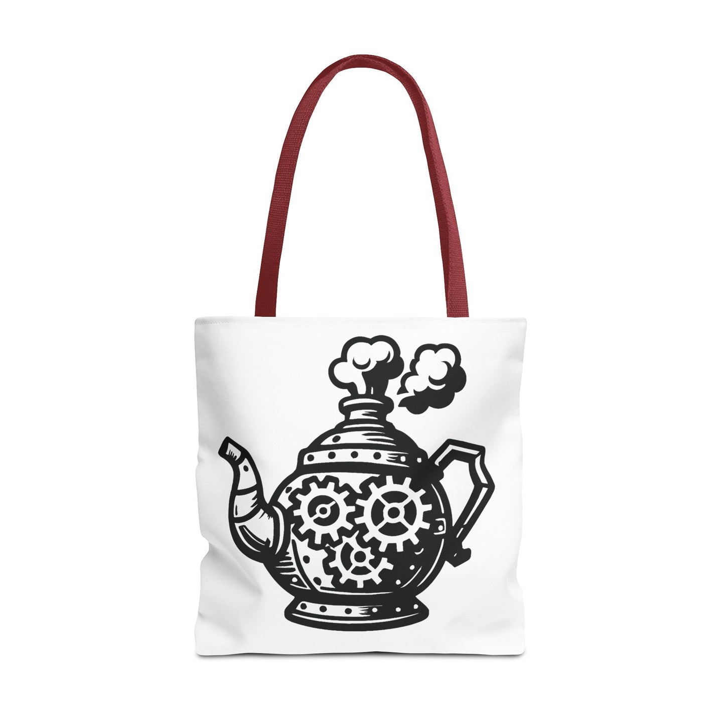 "Tea is On" Motivational Tote Bag, Gym Carryall, Workout Bag, Reusable Shopping Tote, Eco-Friendly Reusable Bag, Challenge Every System Bag