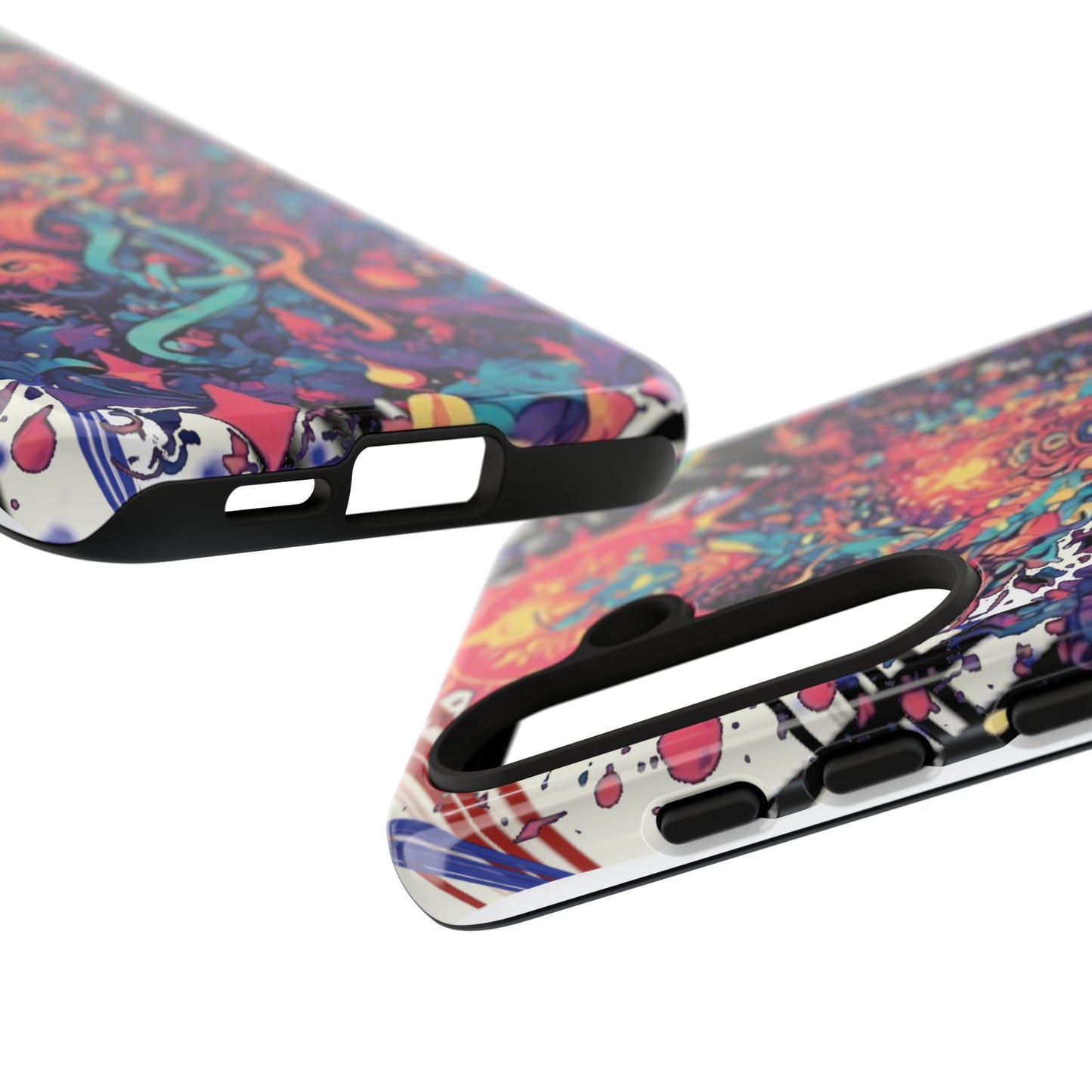 Colorful Phone Case, Unique Phone Cover, Tough Cases, Artistic Smartphone Protector, Gifts for Her