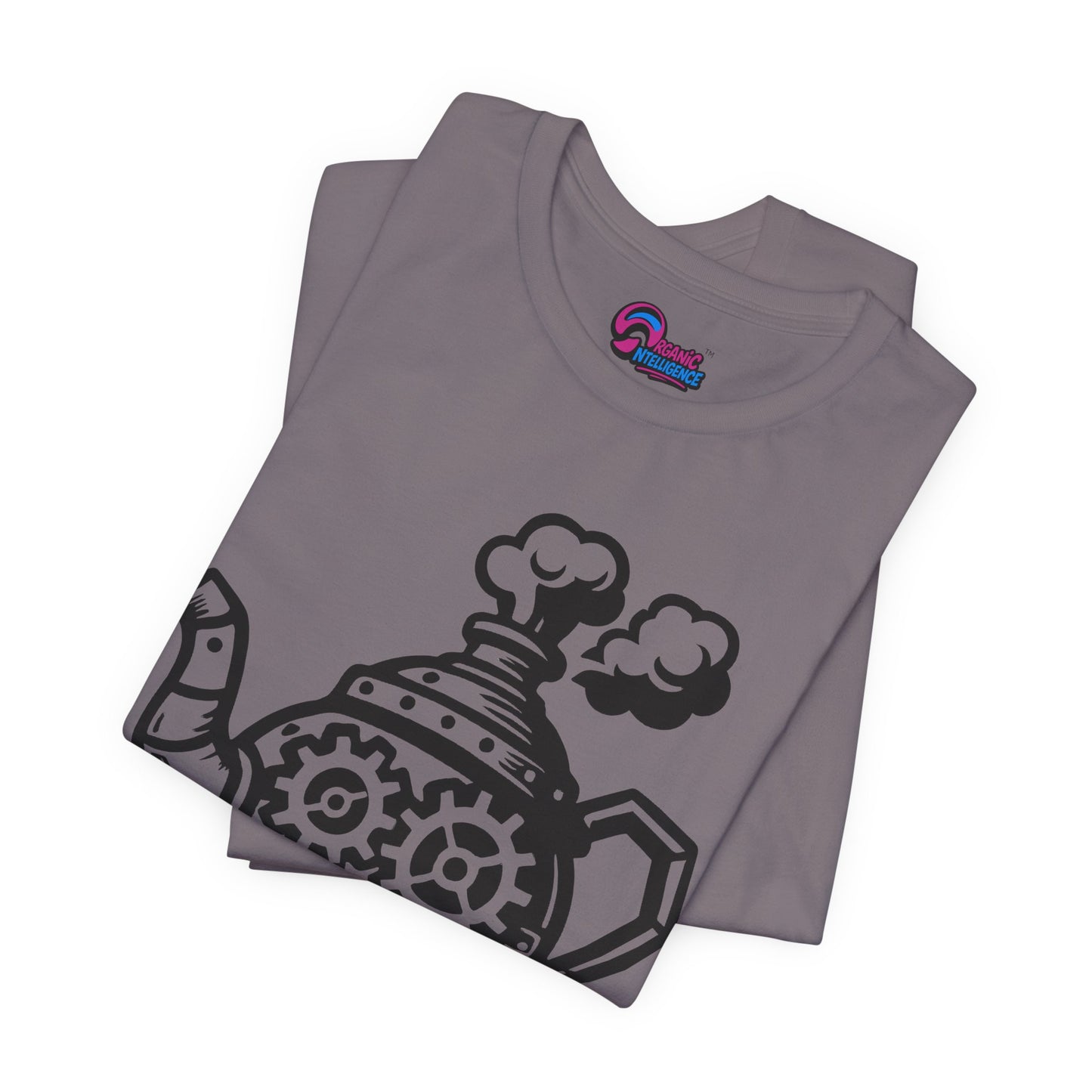 'Full Steam Teapot' by Organic Intelligence™ Unisex Tee, Casual Shirt, Cotton T-shirt