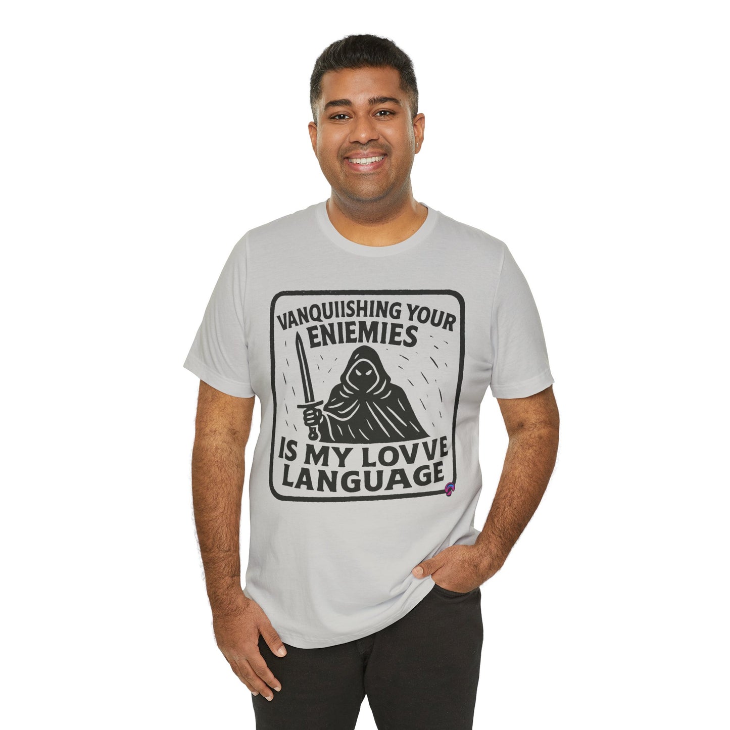 Vanquishing Tee – Love Language Edition by Organic Intelligence™ Unisex Tee, Casual Shirt, Cotton T-shirt