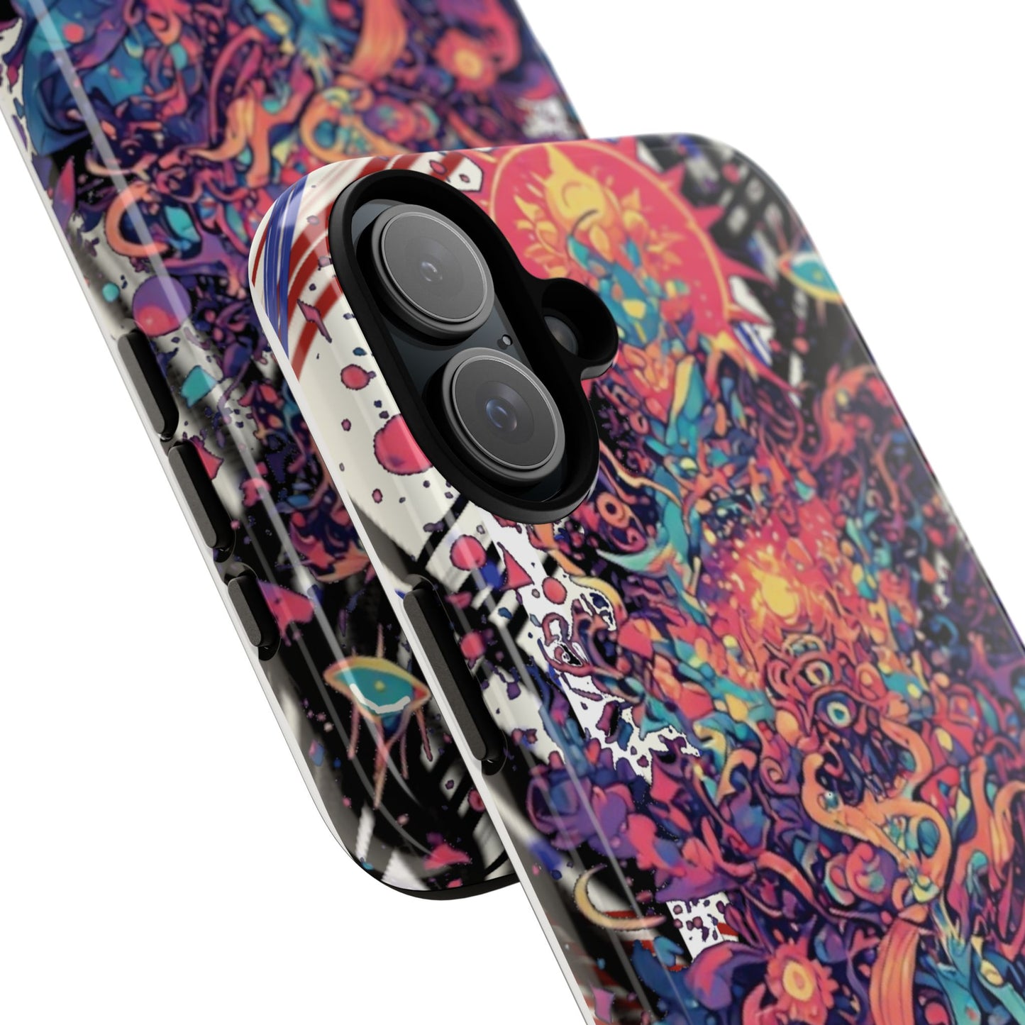 Colorful Phone Case, Unique Phone Cover, Tough Cases, Artistic Smartphone Protector, Gifts for Her