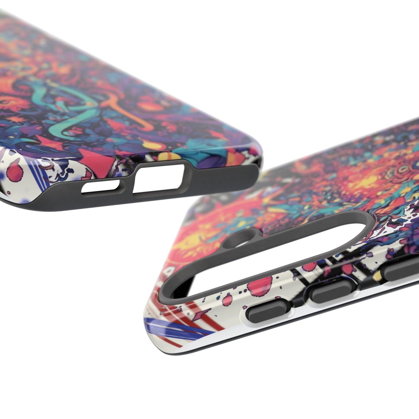 Colorful Phone Case, Unique Phone Cover, Tough Cases, Artistic Smartphone Protector, Gifts for Her