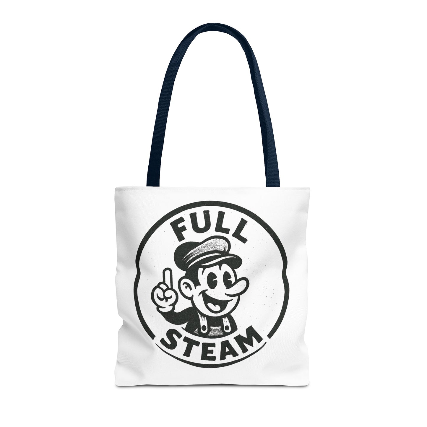 "Full Steam" Band Merch Tote Bag, Gym Carryall, Workout Bag, Reusable Shopping Tote, Eco-Friendly Reusable Bag, Challenge Every System Bag