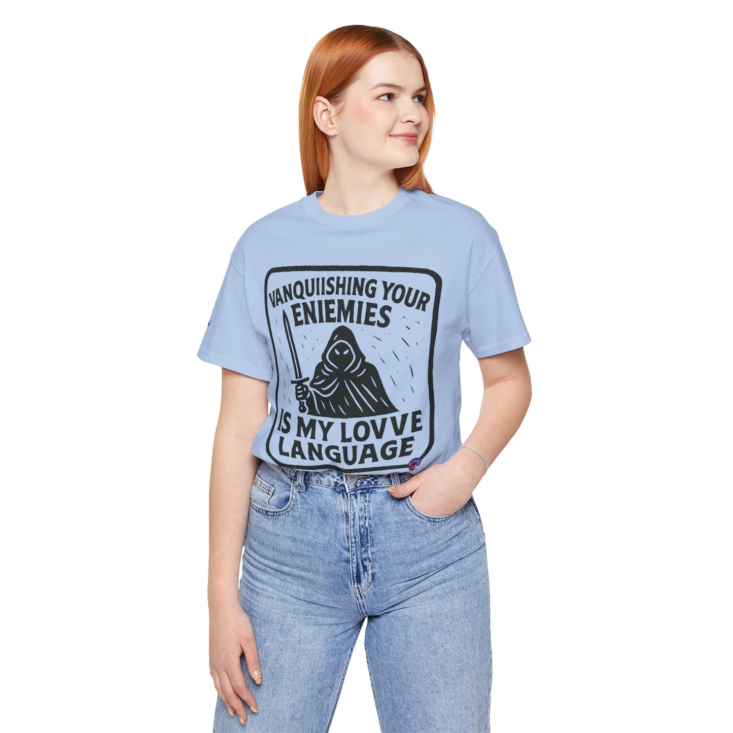 Vanquishing Tee – Love Language Edition by Organic Intelligence™ Unisex Tee, Casual Shirt, Cotton T-shirt