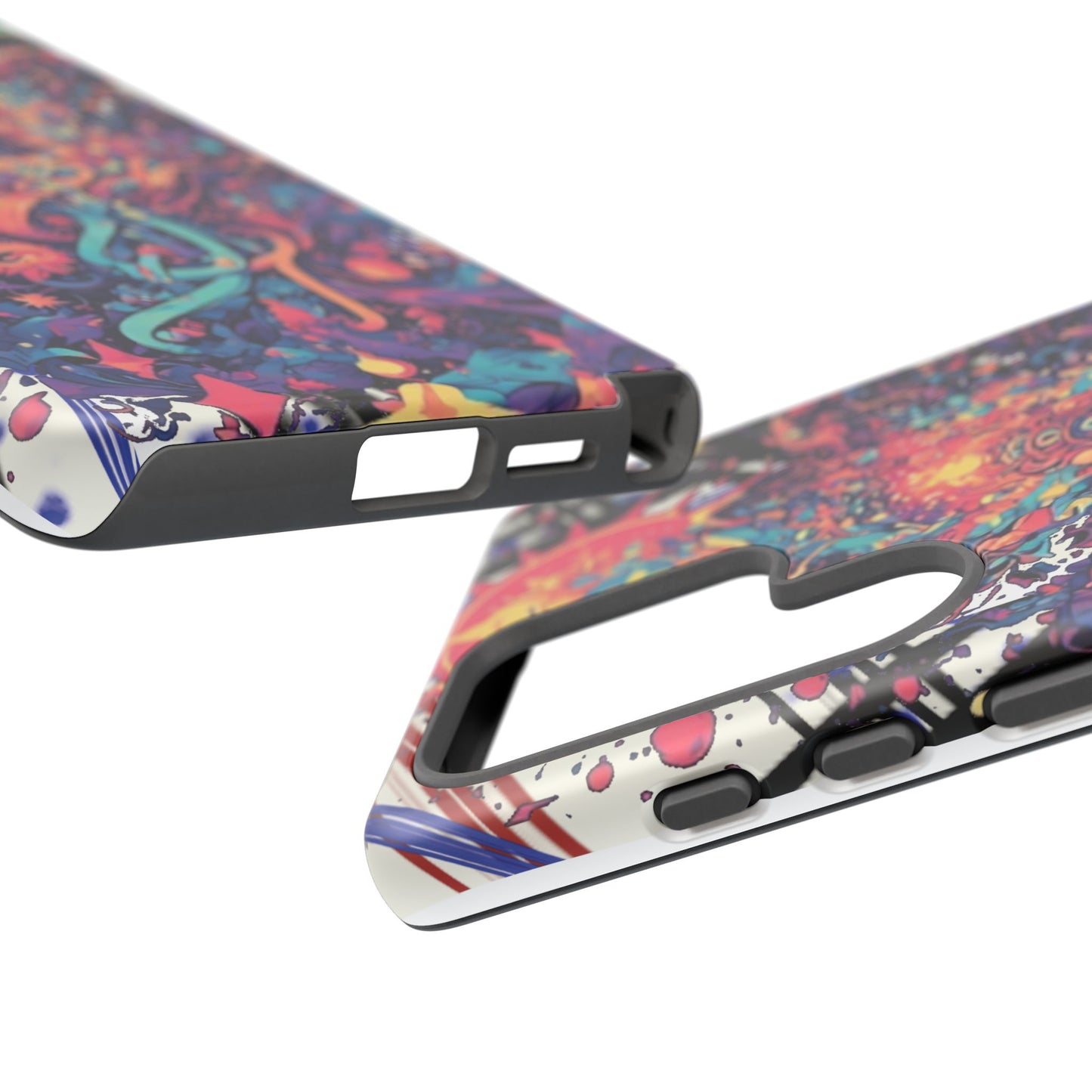 Colorful Phone Case, Unique Phone Cover, Tough Cases, Artistic Smartphone Protector, Gifts for Her
