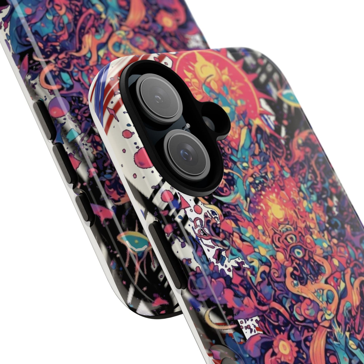 Colorful Phone Case, Unique Phone Cover, Tough Cases, Artistic Smartphone Protector, Gifts for Her