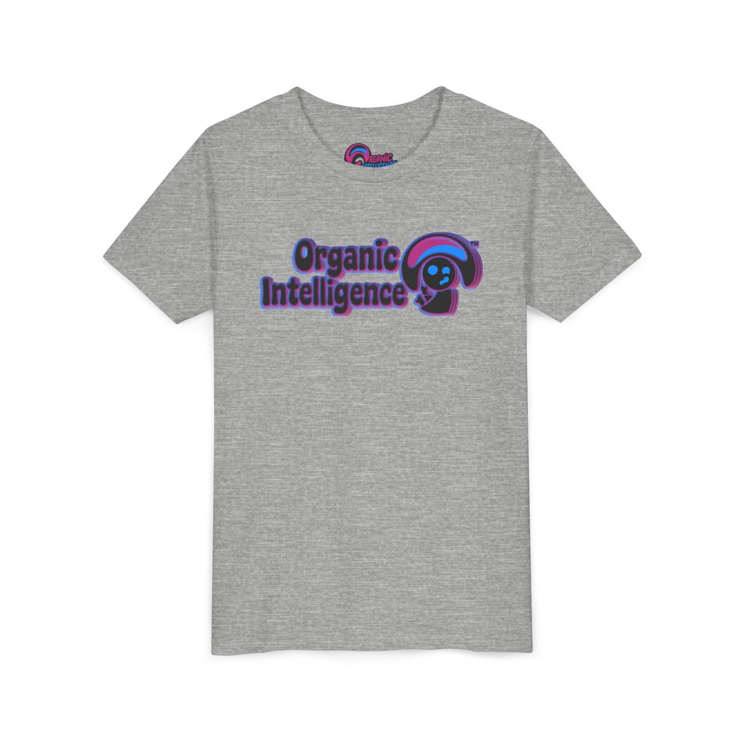 Youth Oswald Tee – Big Ideas. Small Sleeves. BY - Organic Intelligence™️ Design, Fun Kids Shirt, Trendy Youth Apparel, Unique Gift for Kids, Summer Wear