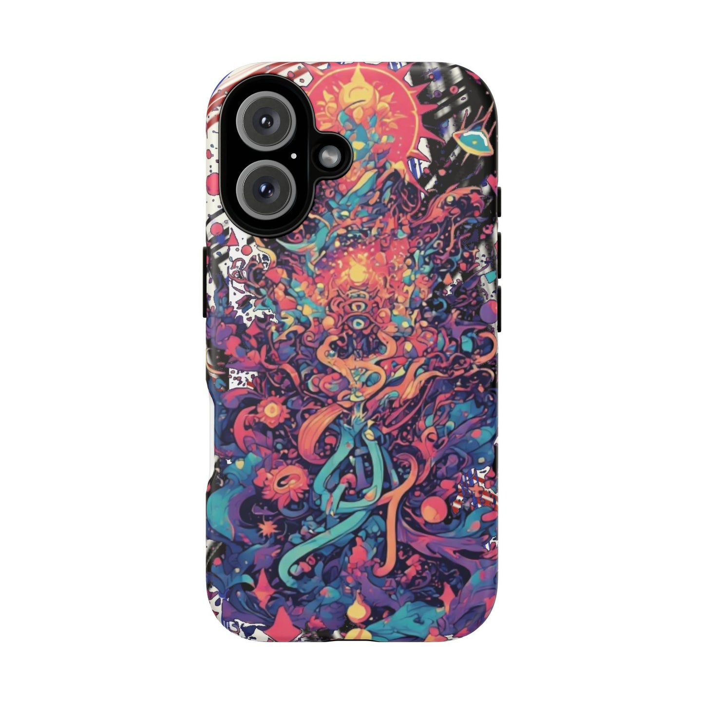 Colorful Phone Case, Unique Phone Cover, Tough Cases, Artistic Smartphone Protector, Gifts for Her