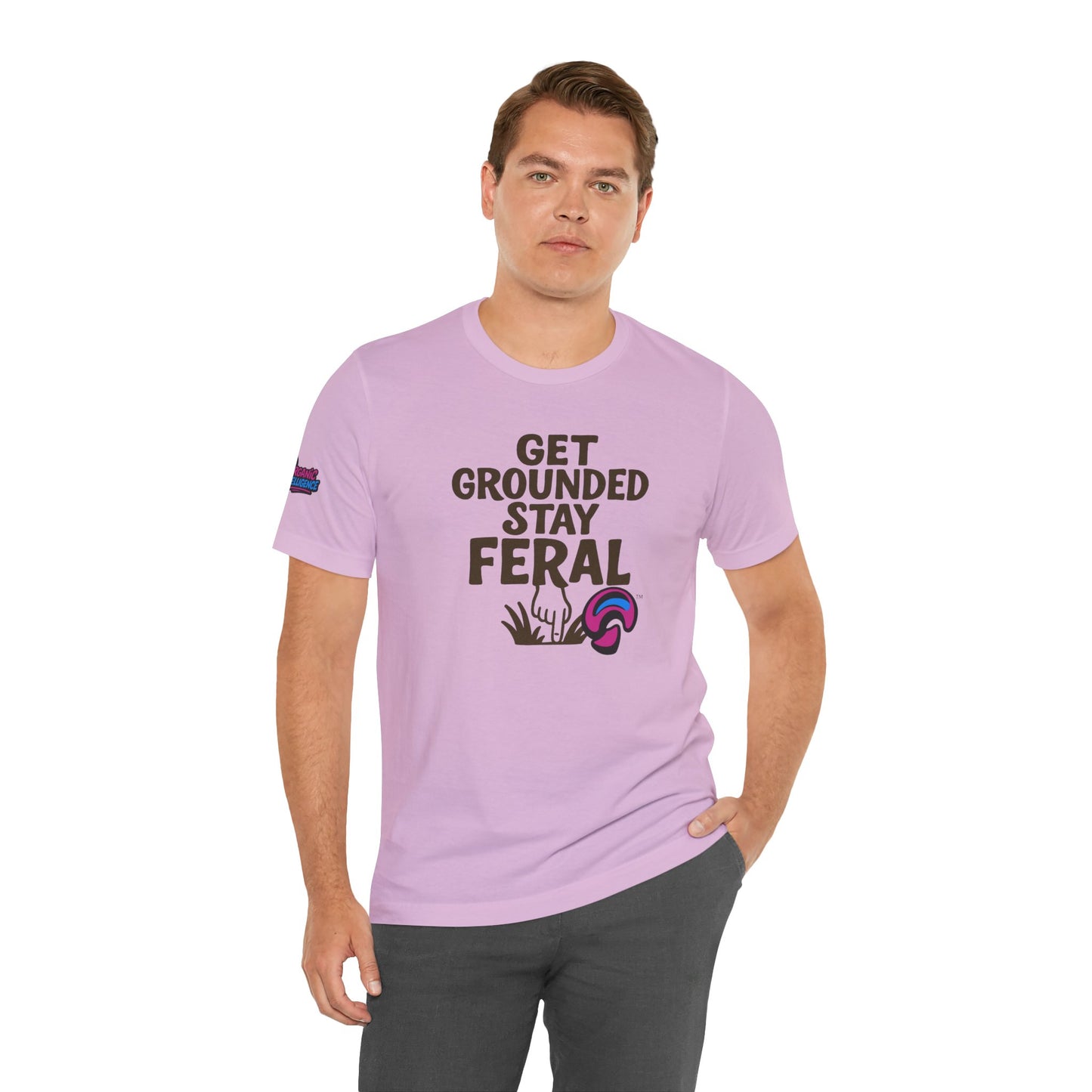 Stay Feral Tee – Wild Roots, Soft Cotton by Organic Intelligence™ Unisex Tee, Casual Shirt, Cotton T-shirt
