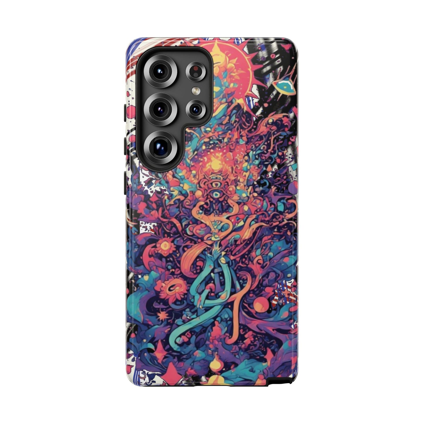 Colorful Phone Case, Unique Phone Cover, Tough Cases, Artistic Smartphone Protector, Gifts for Her