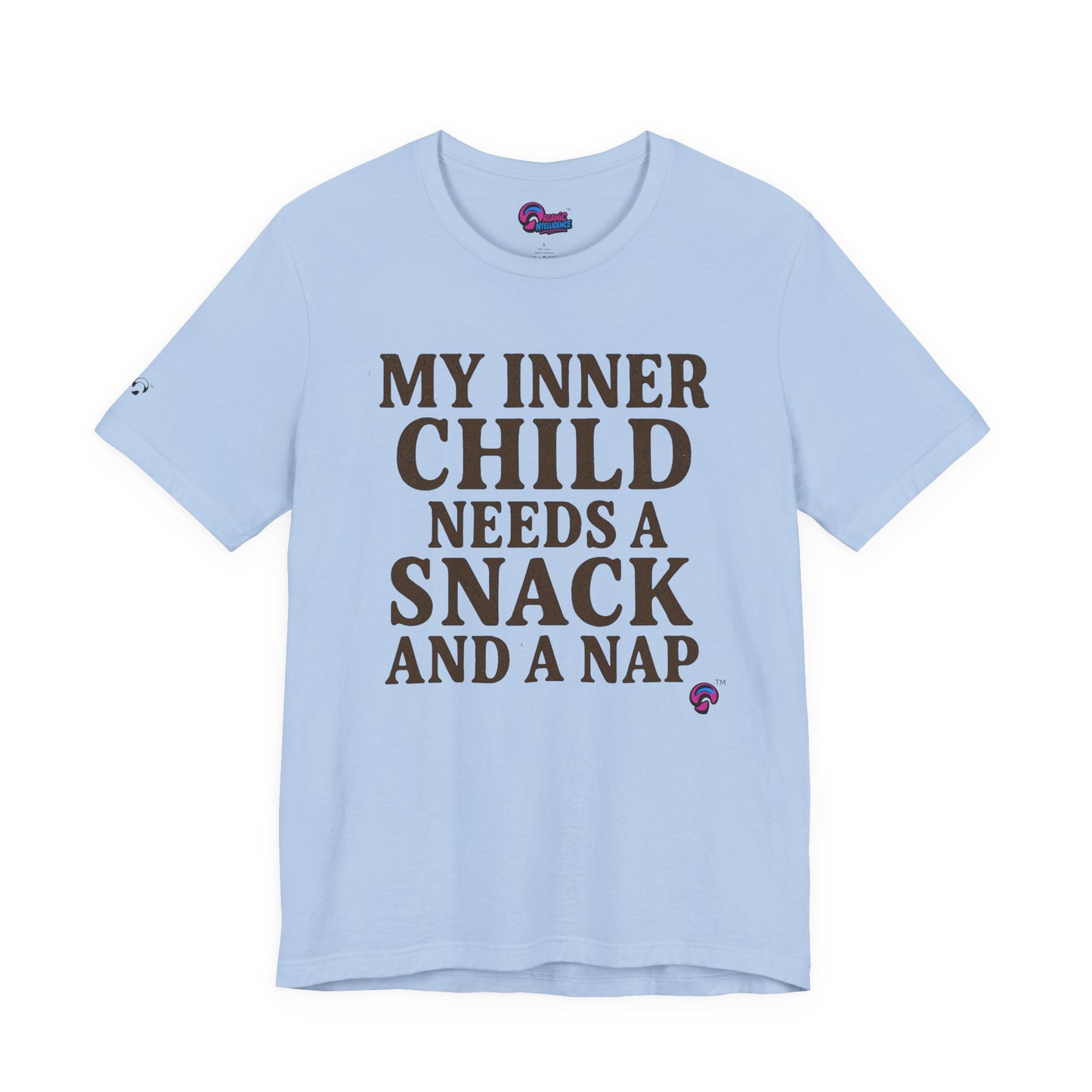 Inner Child Tee – Snack First, Healing Later by Organic Intelligence™ Unisex Tee, Casual Shirt, Cotton T-shirt