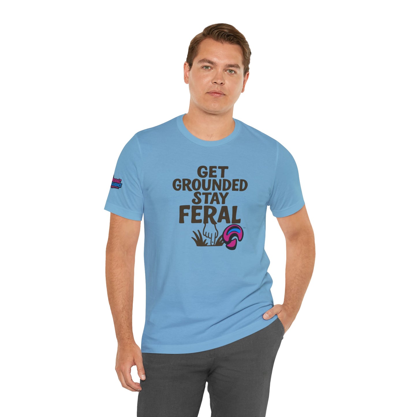 Stay Feral Tee – Wild Roots, Soft Cotton by Organic Intelligence™ Unisex Tee, Casual Shirt, Cotton T-shirt