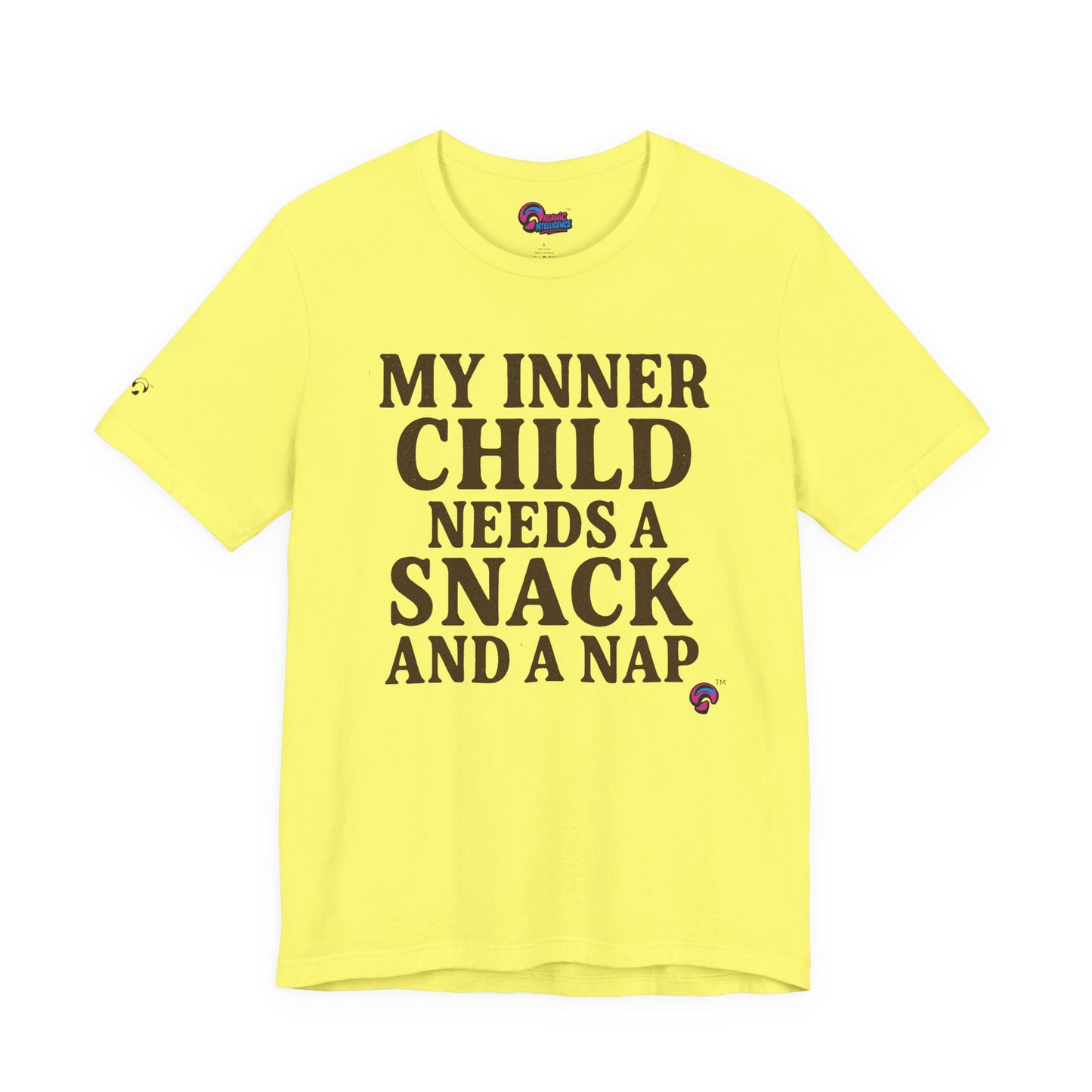 Inner Child Tee – Snack First, Healing Later by Organic Intelligence™ Unisex Tee, Casual Shirt, Cotton T-shirt