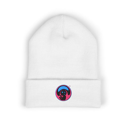 Trendy Embroidered Beanie, Classic Cuffed Beanie, Winter Hat, Fashion Accessory, Holiday Gift, Street Style