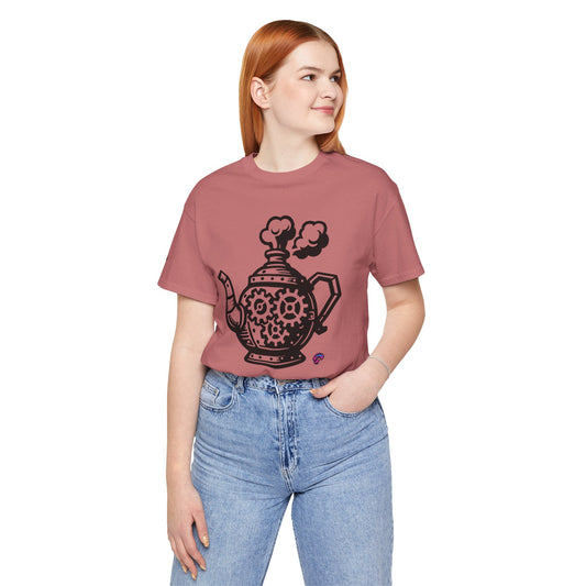 'Full Steam Teapot'  by  Organic Intelligence™ Unisex Tee, Casual Shirt, Cotton T-shirt