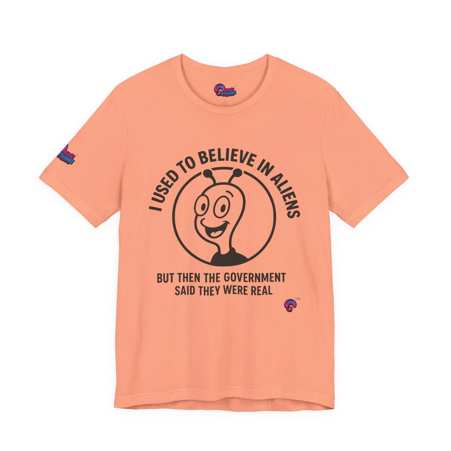 I Used to Believe in Aliens" Tee by Organic Intelligence™ Unisex Tee, Casual Shirt, Soft Cotton T-shirt