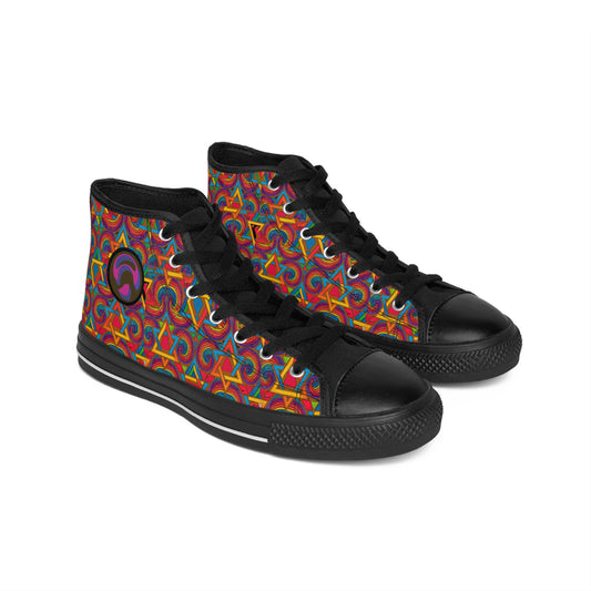 Sneakers Cosmic Connection Pattern Design