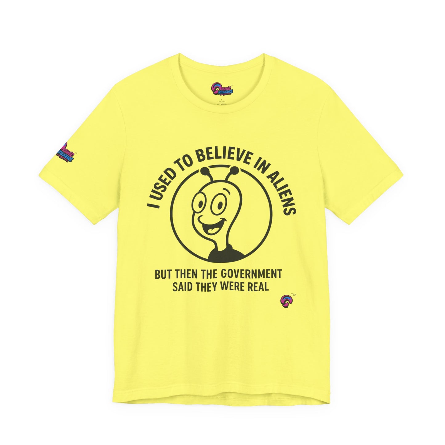 I Used to Believe in Aliens" Tee by Organic Intelligence™ Unisex Tee, Casual Shirt, Soft Cotton T-shirt