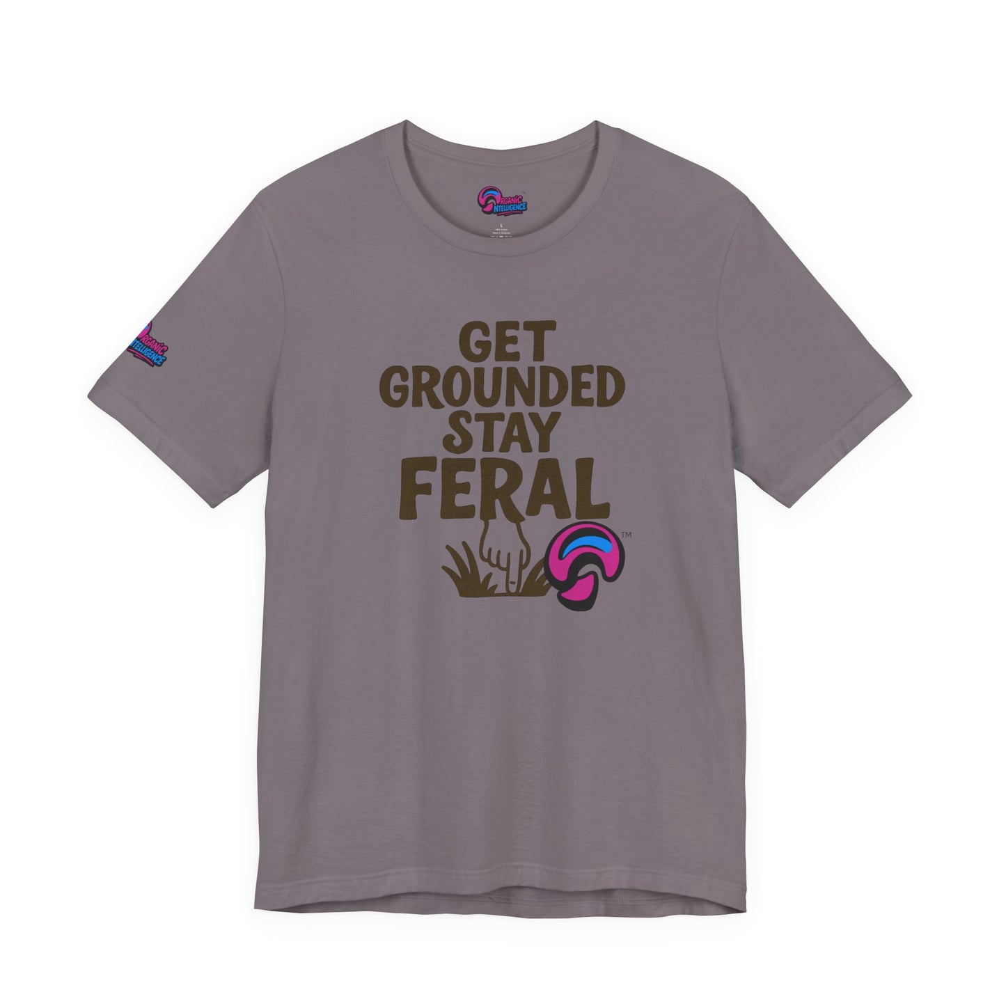 Stay Feral Tee – Wild Roots, Soft Cotton by Organic Intelligence™ Unisex Tee, Casual Shirt, Cotton T-shirt