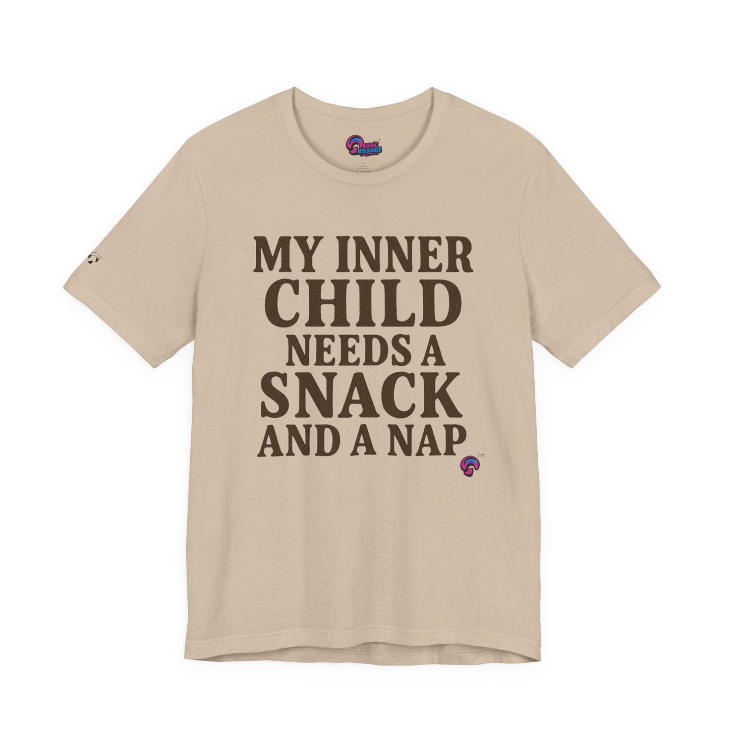 Inner Child Tee – Snack First, Healing Later by Organic Intelligence™ Unisex Tee, Casual Shirt, Cotton T-shirt