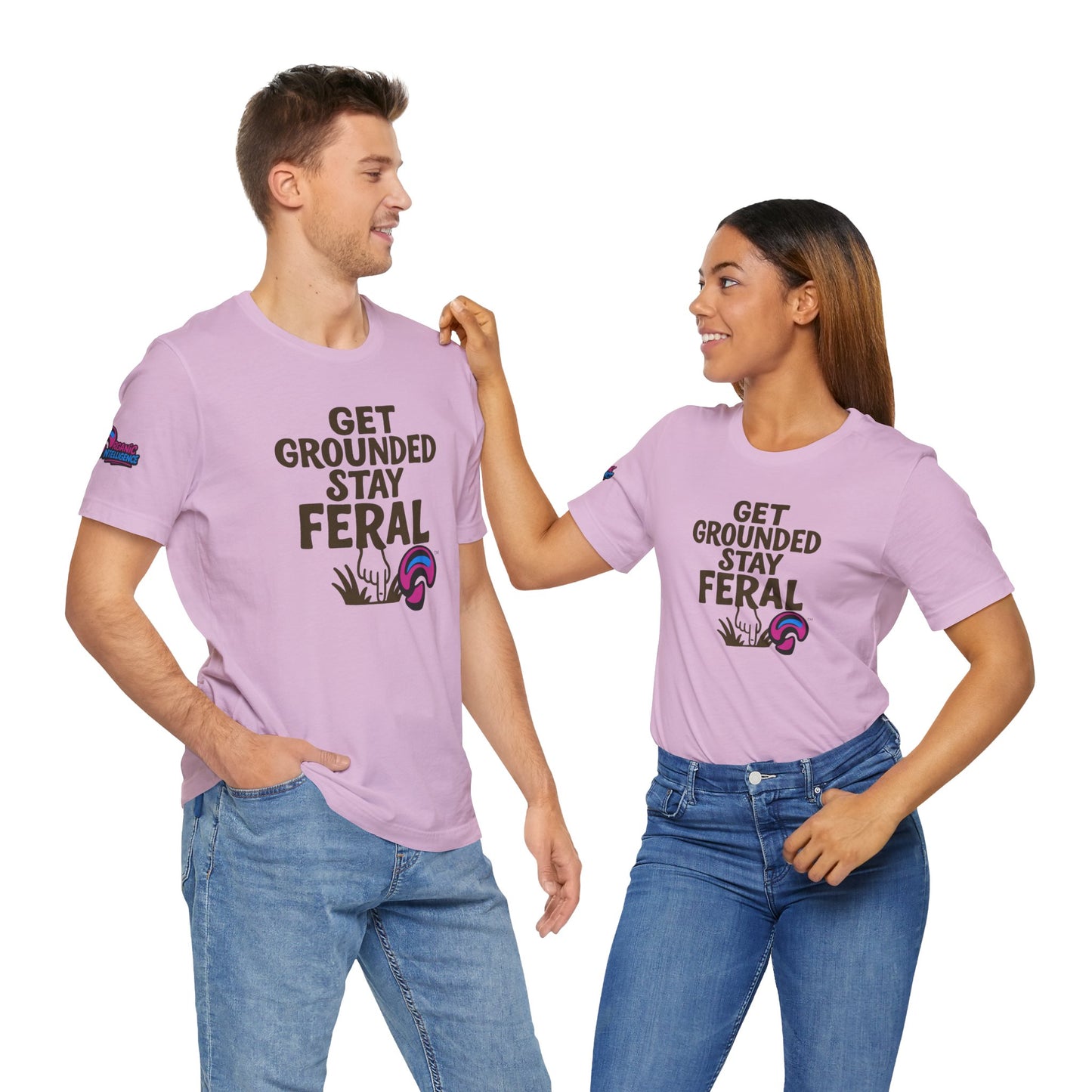 Stay Feral Tee – Wild Roots, Soft Cotton by Organic Intelligence™ Unisex Tee, Casual Shirt, Cotton T-shirt