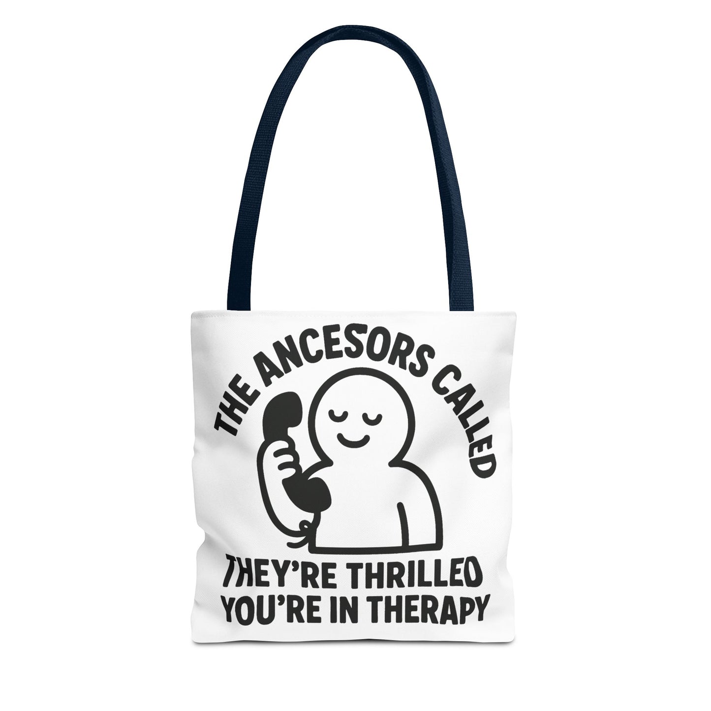 "The Ancestors are Thrilled" tote bag, Gym bag carryall