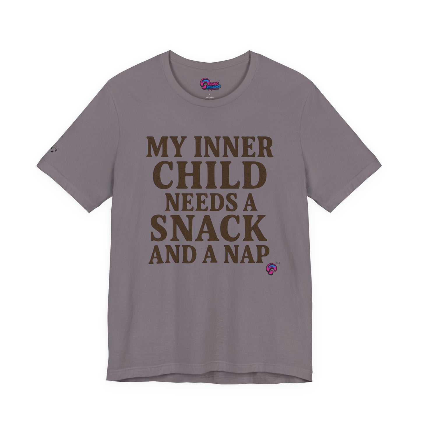Inner Child Tee – Snack First, Healing Later by Organic Intelligence™ Unisex Tee, Casual Shirt, Cotton T-shirt