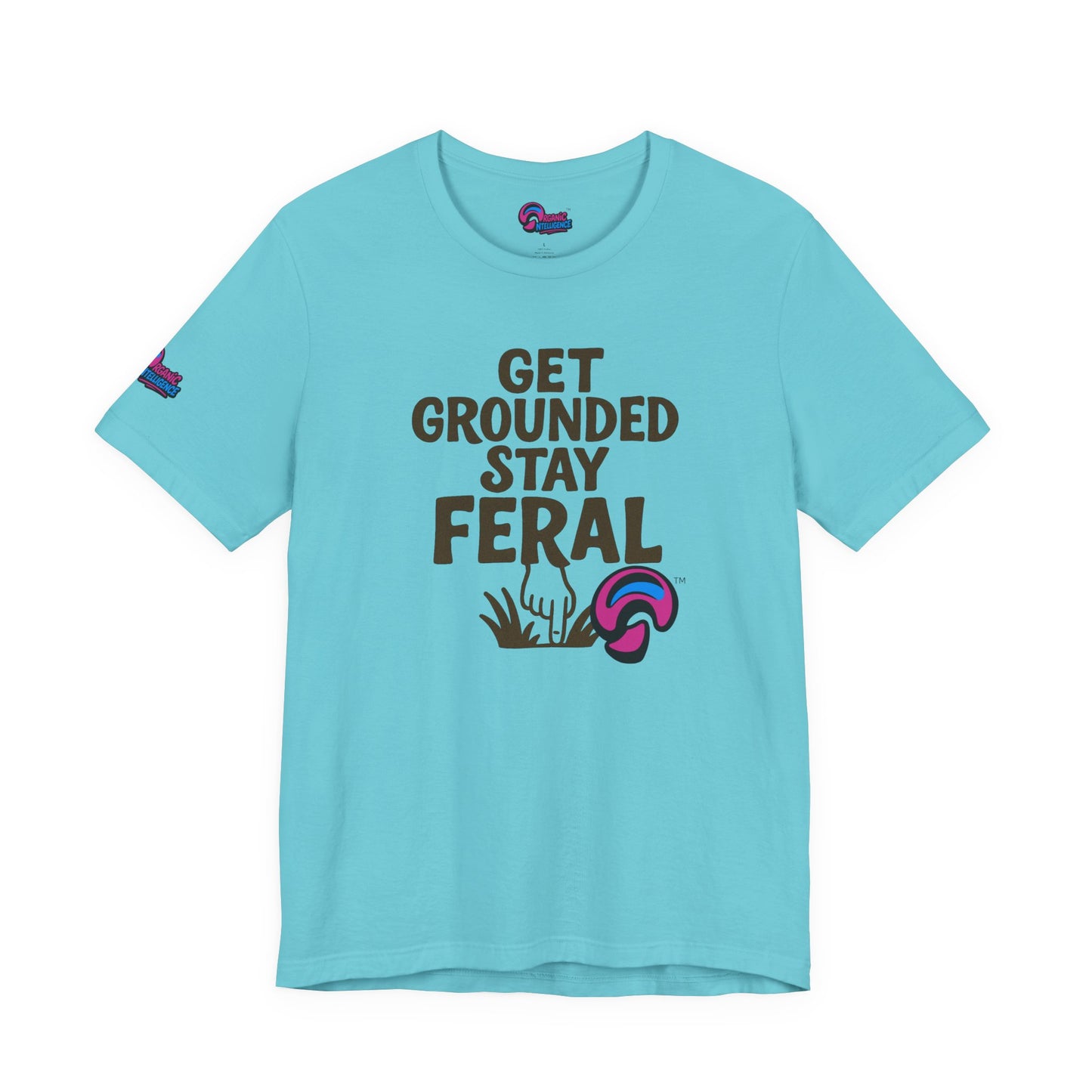 Stay Feral Tee – Wild Roots, Soft Cotton by Organic Intelligence™ Unisex Tee, Casual Shirt, Cotton T-shirt