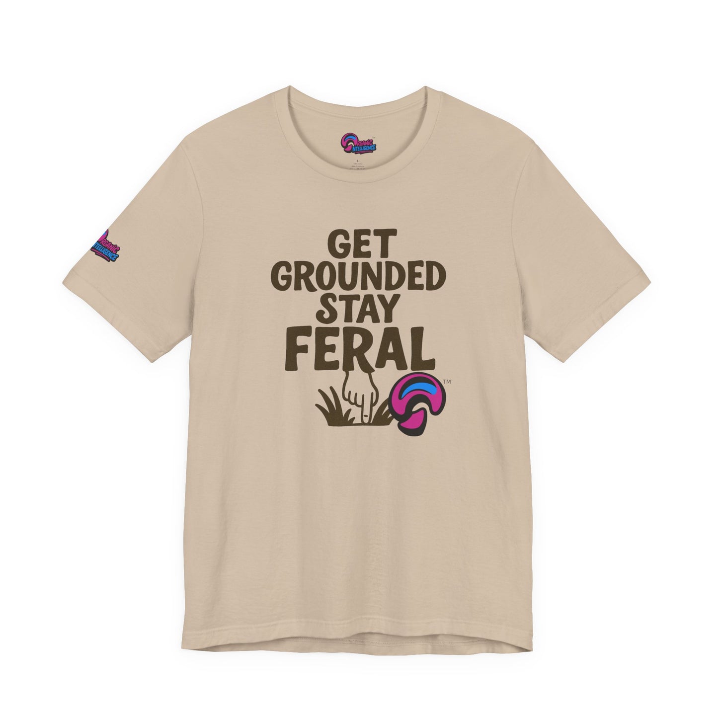 Stay Feral Tee – Wild Roots, Soft Cotton by Organic Intelligence™ Unisex Tee, Casual Shirt, Cotton T-shirt