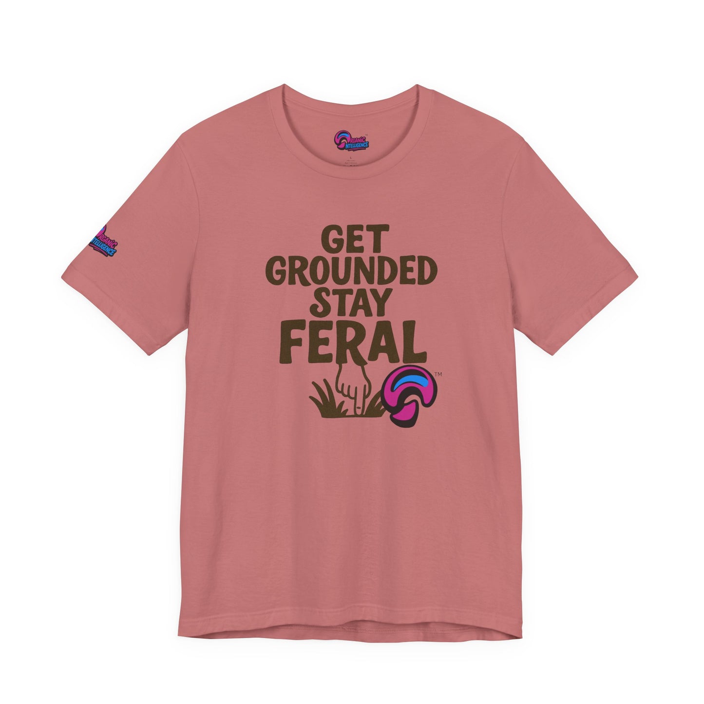 Stay Feral Tee – Wild Roots, Soft Cotton by Organic Intelligence™ Unisex Tee, Casual Shirt, Cotton T-shirt