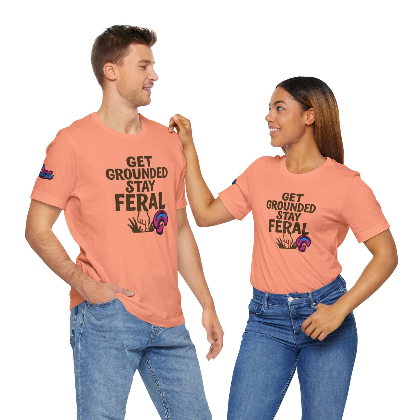 Stay Feral Tee – Wild Roots, Soft Cotton by Organic Intelligence™ Unisex Tee, Casual Shirt, Cotton T-shirt