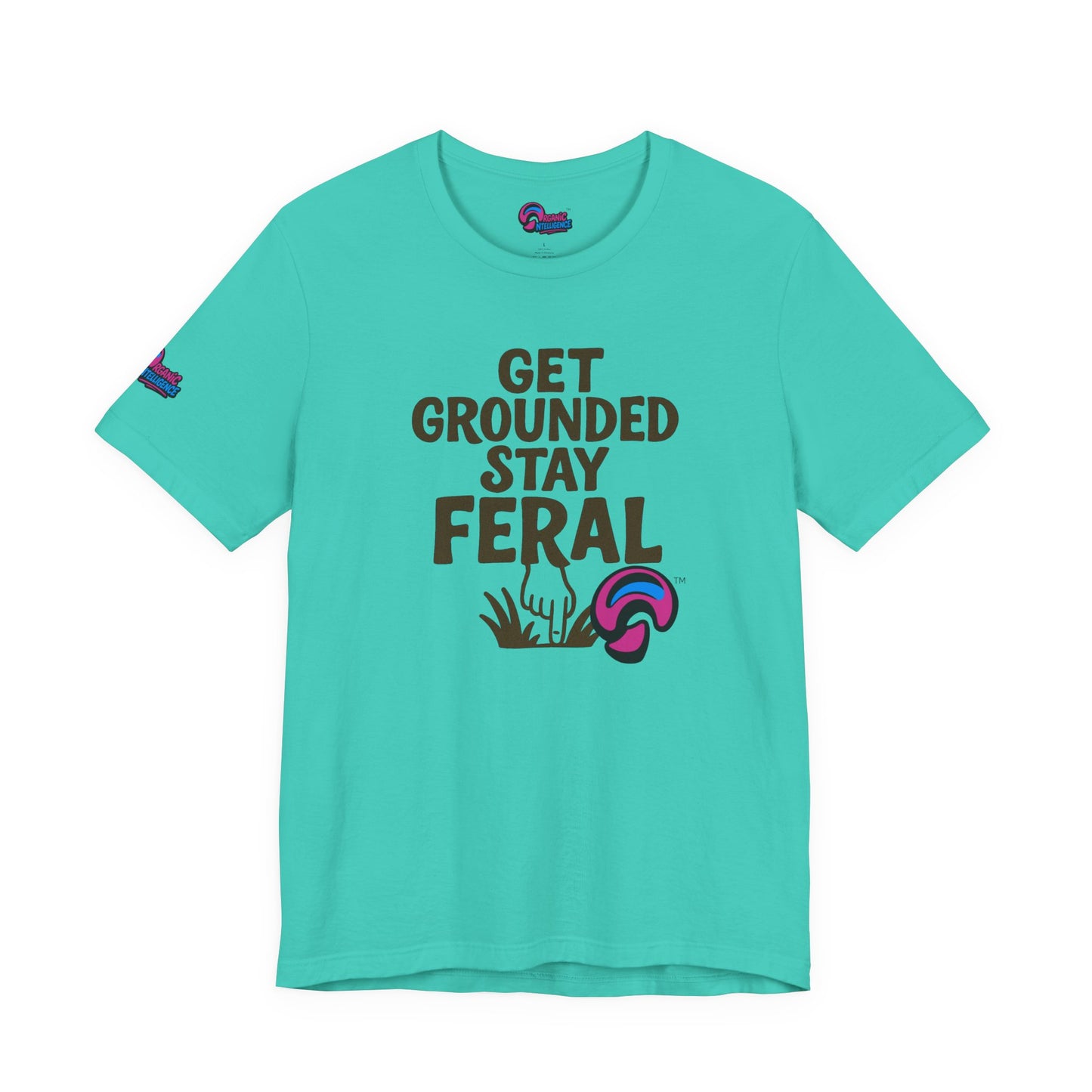 Stay Feral Tee – Wild Roots, Soft Cotton by Organic Intelligence™ Unisex Tee, Casual Shirt, Cotton T-shirt