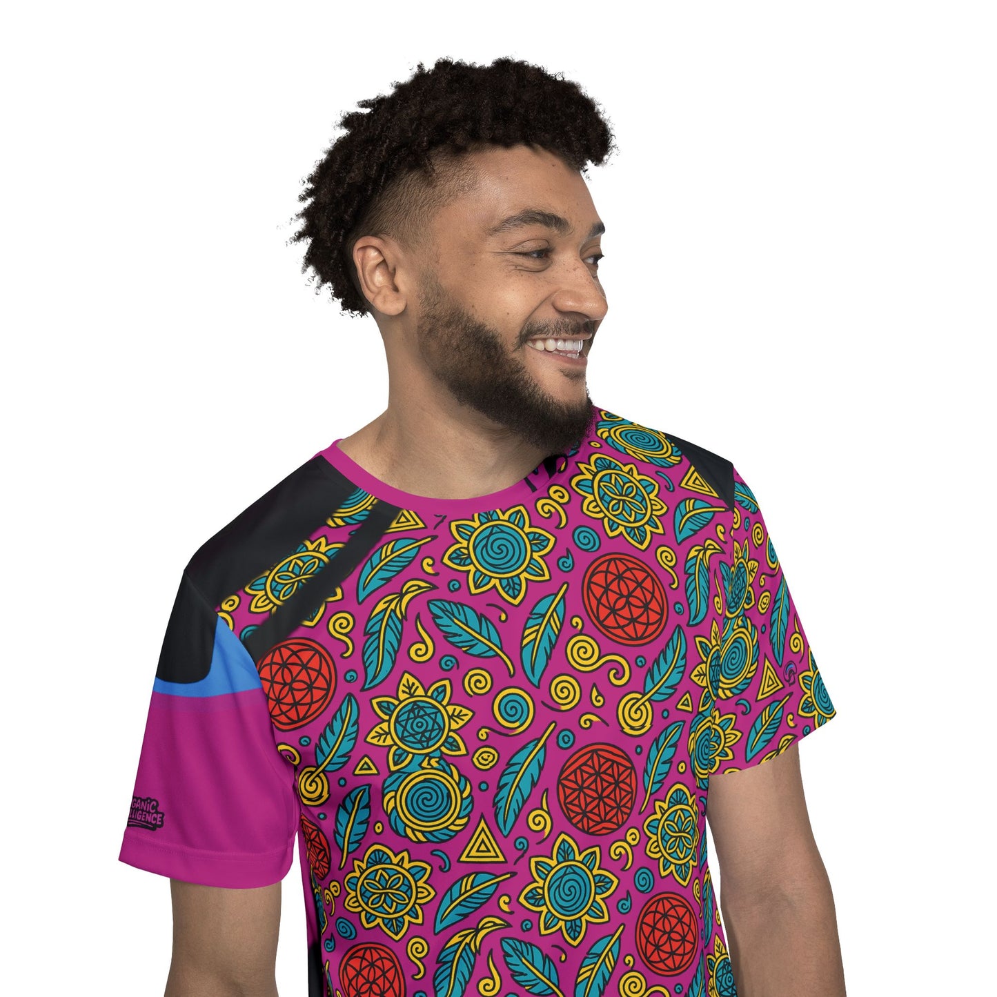 'Feather Protector' : Honor Blossom Edition- Men's Sports Jersey with Unique AOP Design - Perfect for Athletes, Casual Wear, Sport Events, Gifts for Him, Weekend Wear